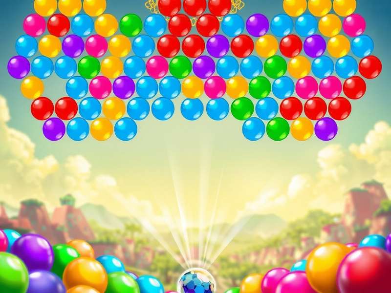 Bubble Burst Blast colorful bubble shooting gameplay